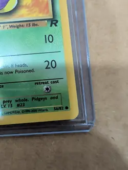 Pokemon Ekans Team Rocket First Edition - Image 5