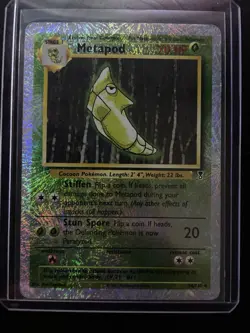 2002 Pokemon Metapod 54/110 Legendary Collection Reverse Holo - Image 1