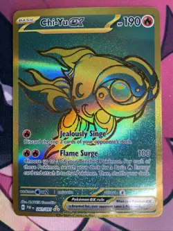 Pokemon TCG: Chi-Yu ex 241/091 SV: Paldean Fates Holo - Image 1