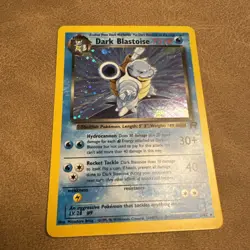 Pokemon TCG Dark Blastoise Team Rocket Holo Near Mint 3/82 - Image 1