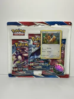 Pokemon TCG: Sword & Shield Battle Styles Blister Pack with 3 Booster Packs - Image 1