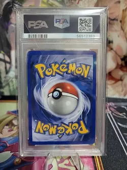 2000 POKEMON BASE SET 2 #17 SCYTHER-HOLO PSA 8 *swirl* - Image 2