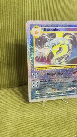 Pokemon Gyarados 12/110 Legendary Collection Reverse Holo Rare Vintage English - Image 2