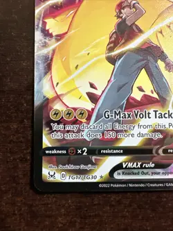 Pikachu VMAX TG17/TG30 Pokemon Lost Origin (surface Issue) - Image 5