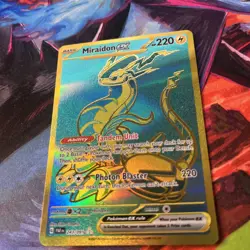 Miraidon ex 243/091 Hyper Rare Paldean Fates Pokemon Near Mint - Image 2
