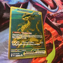 Miraidon ex 243/091 Hyper Rare Paldean Fates Pokemon Near Mint - Image 3