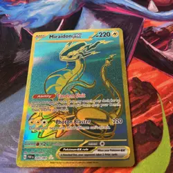Miraidon ex 243/091 Hyper Rare Paldean Fates Pokemon Near Mint - Image 4