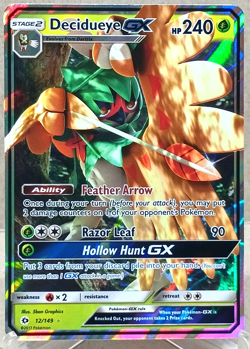 Decidueye GX 12/149 Ultra Rare SM Base Set Pokemon TCG Near Mint - Image 1