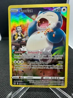 Pokemon TCG Snorlax Lost Origin TG10/TG30 Ultra Rare Holo NM/LP - Image 1