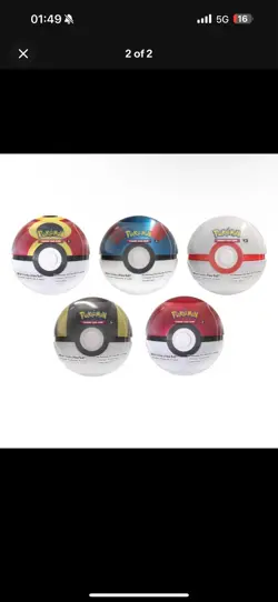Ultra Ball Tin B25 - Pokemon TCG 2025 Pokeball Tin - SEALED - Image 3