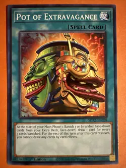 Yugioh! Pot of Extravagance - SDCK-EN031 - Common - 1st Edition Near Mint, Engli - Image 1