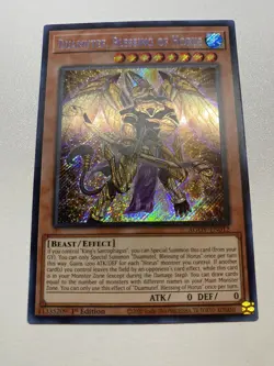 Yu-Gi-Oh! Duamutef, Blessing Of Horus Secret Rare 1st Edition AGOV-EN012 NM/M - Image 1
