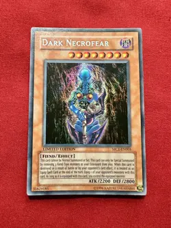YuGiOh! Dark Necrofear - MC1-EN005 - Limited Edition - Secret Rare - Near Mint - Image 1