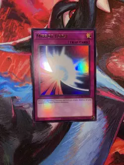 Yugioh! Mirror Force LCKC-EN053 Ultra Rare Reprint Near Mint - Image 1