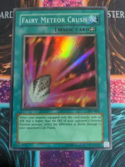Yu-Gi-Oh! Fairy Meteor Crush PSV-063 OG Unlimited Super Rare LP/MP - Image 1