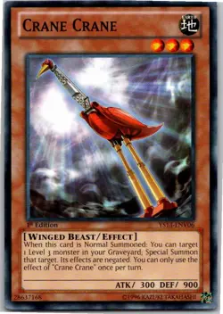 Yugioh Yu-Gi-Oh Crane Crane YS13-ENV06 1st Edition V for Victory Free Shipping! - Image 1