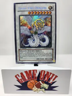 YuGiOh Light End Dragon RGBT-EN091 Raging Battle 1st Edition Secret Rare LP - Image 1