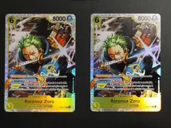 One Piece TCG RORONOA ZORO ST29-014 MINT (Egghead Starter) x2 Super Rare English - Image 1