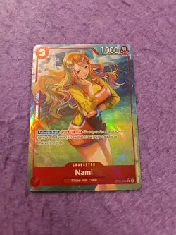 One Piece TCG Gear 5 Starter Deck Nami ST21-009 Alt Art English - Image 1