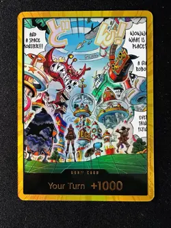 One Piece English TCG Egghead Gold DON!! OP14 The Azure Sea's Seven - Image 1