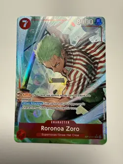 Roronoa Zoro OP14-015 Alternate Art - Azure Sea's Seven One Piece English Alt NM - Image 1