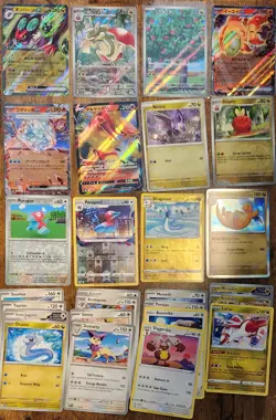 Pokemon 27 Card Starter Lot 3 Full Arts, 3 EX, 6 Reverse Holos See Pics C - Image 1