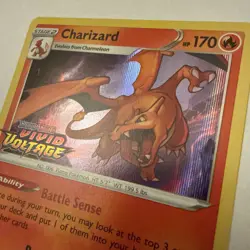 2020 Pokemon Vivid Voltage Stamped Promo Cards #SWSH066 Charizard NM - Image 3