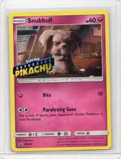 Pokemon Card - Snubbull - SM200 - Detective Pikachu Promo - 2019 - Image 1