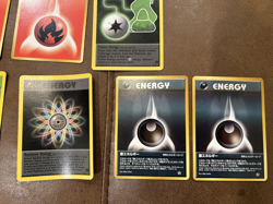 23 Pokemon Vintage Energy Mixed Lot Base Set Gym Heroes cards Double Rainbow - Image 2