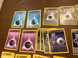 23 Pokemon Vintage Energy Mixed Lot Base Set Gym Heroes cards Double Rainbow - Image 3