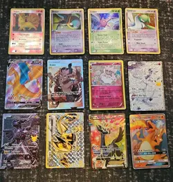 Pokemon 12 Card Lot. Rare Deoxys, Shiny Vulpix Reverse, Charizard, And Full Arts - Image 1