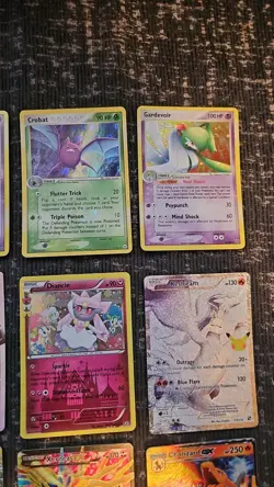 Pokemon 12 Card Lot. Rare Deoxys, Shiny Vulpix Reverse, Charizard, And Full Arts - Image 3