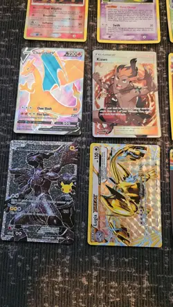 Pokemon 12 Card Lot. Rare Deoxys, Shiny Vulpix Reverse, Charizard, And Full Arts - Image 4