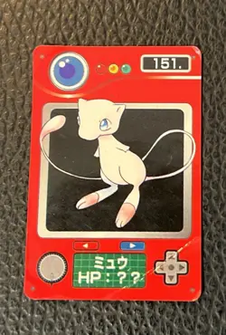 Mew No. 151 Pokemon Zukan Mini Card Japanese C.G.T.S.J 1997 US SELLER - Image 1