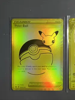 Pikachu V SWSH145 & Poke Ball SWSH146: Sword & Shield Promo Cards Holo - Image 3