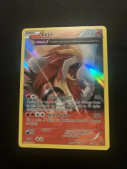 Pokemon TCG XY Ancient Origins Entei Card #15/98 Near Mint Condition - Image 2