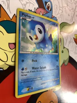 Piplup DP03 Holo Rare Diamond Pearl Black Star Promo Pokemon Card LP Condition - Image 2