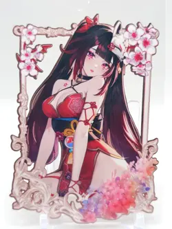 Goddess Story - Gold Metal Waifu Card - Sparkle - Image 1