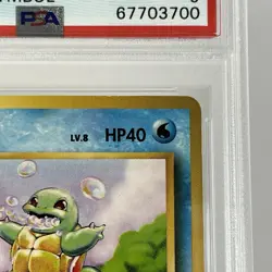 【PSA9】1996 Pokemon Card Japanese Basic (Base set) Squirtle No Rarity Symbol - Image 3