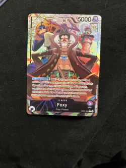 Foxy - Leader (Special Art) Set OP07 Leader card from the One Piece Card Game - Image 1