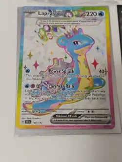 Pokemon Rayquaza Promo/Lapras,Flygon Full Art/Illustration Rare Holo Cards - Image 4