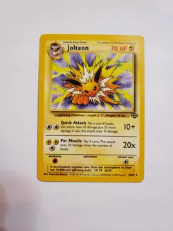 Jolteon 20/64 1999 Jungle Set Pokemon Card TCG WOTC Vintage Non Holo Rare - Mp - Image 1