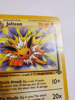 Jolteon 20/64 1999 Jungle Set Pokemon Card TCG WOTC Vintage Non Holo Rare - Mp - Image 5