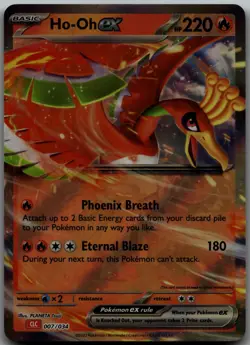 Ho-oh ex foil Classic Collection Trading Card Game Classic 007/034 NM - Image 1
