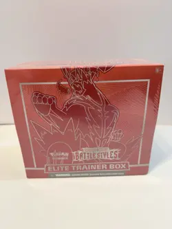 SEALED Sword and Shield Battle Styles Elite Trainer Box Card Game Pokemon TCG 820650808357 - Image 1