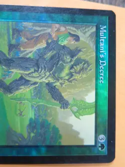 Multani's Decree 1999 Urza's Destiny FOIL Green Common Sorcery MTG nice card - Image 4
