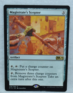 MTG Magistrate's Scepter Core Set 2019 238 / 280 English Magic the Gathering - Image 1