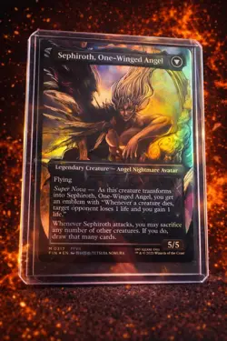 Sephiroth, Fabled SOLDIER / Sephiroth One Winged Angel 0317 Final Fantasy Foil - Image 2