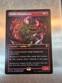 Goblin Sharpshooter - Foil Special Guest SPG - Lorwyn Eclipsed - Mythic 0136 NM - Image 1
