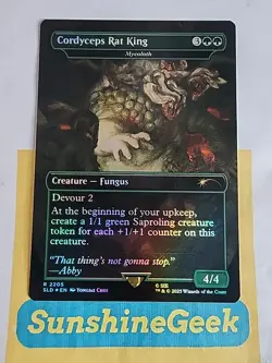 Cordyceps Rat King - Mycoloth (Rainbow Foil) Secret Lair Last of Us Foil - Image 1